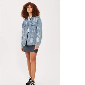 ✔SOLD!✔Topshop  - Ripped Jean Jacket